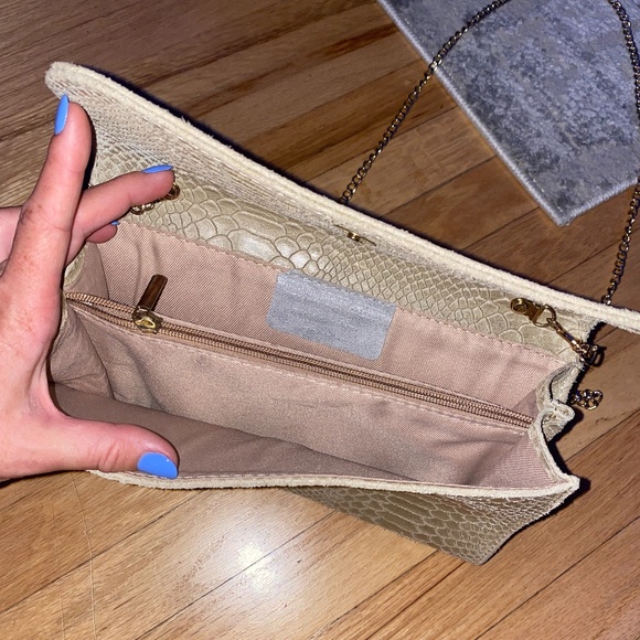 BORSE in Pelle Italian Vintage Snakeskin Purse - Picture 8 of 12